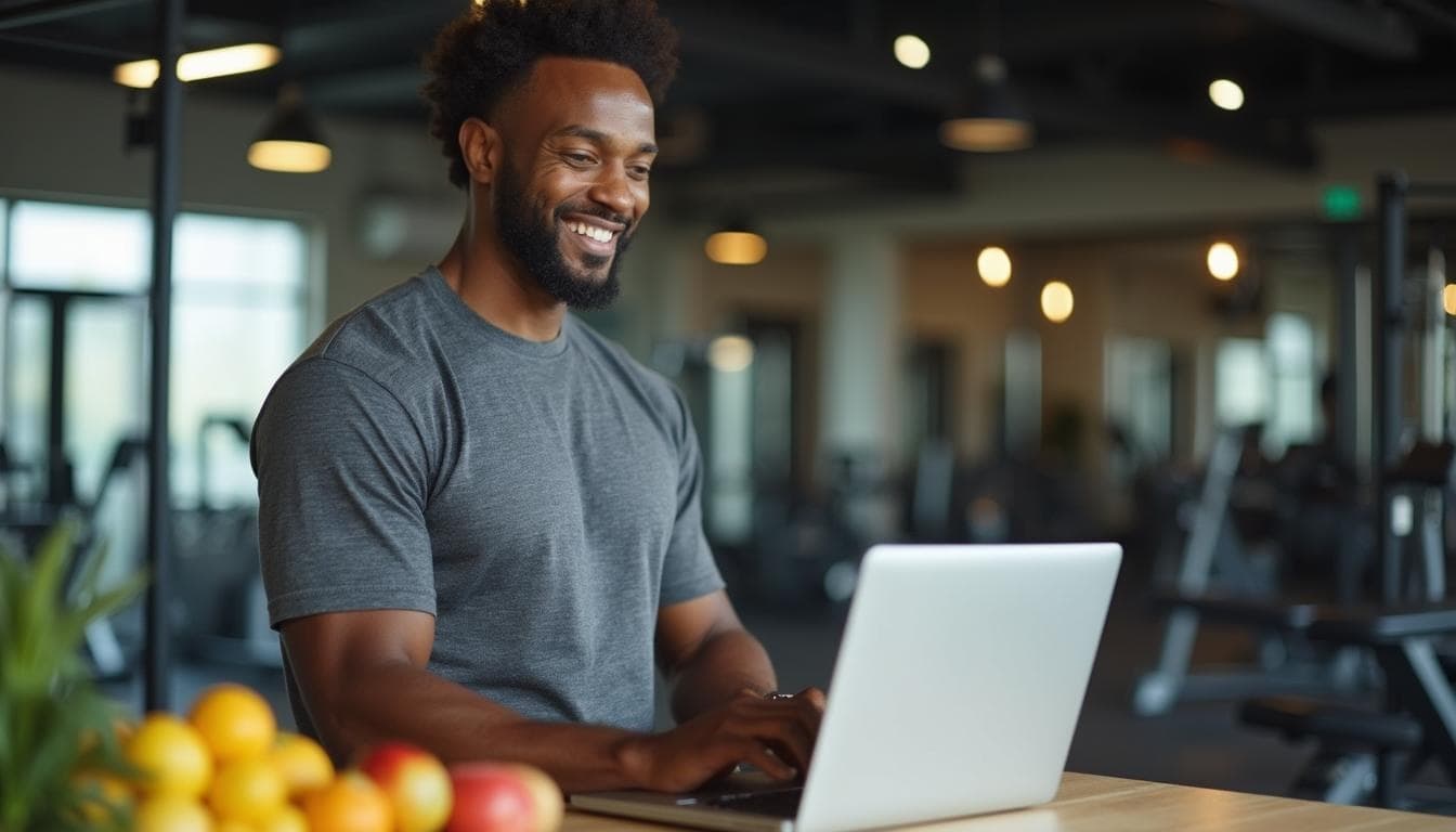 Fitness and Nutrition Coach Website Example